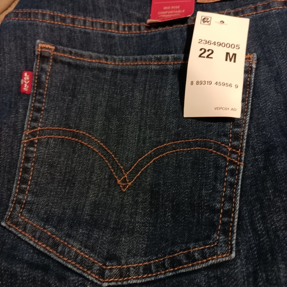Levi's Dark Blue Denim Jeans - Picture 1 of 5